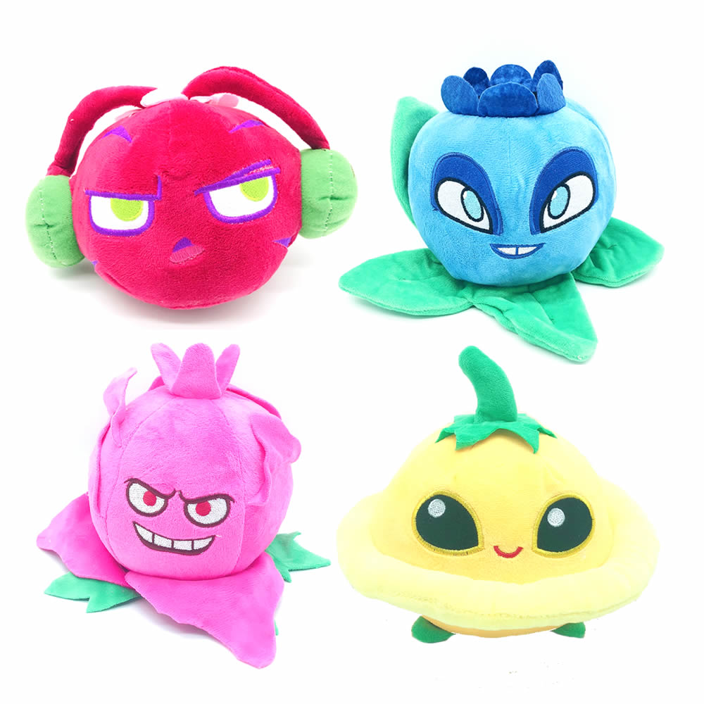 7" PLANTS vs ZOMBIES POPULAR GAME Cute Plush Toy Soft Doll Blueberry NEW 