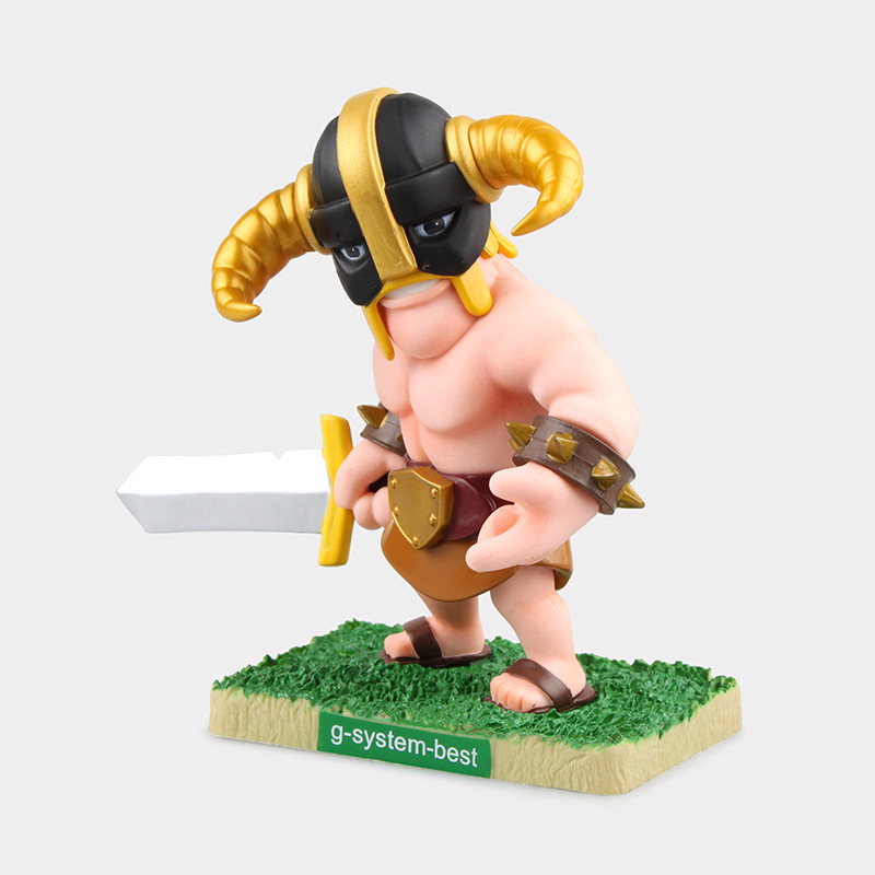 Clash of Clans Barbarian PVC Action Figure Toy 16cm/6.3Inch Tall.