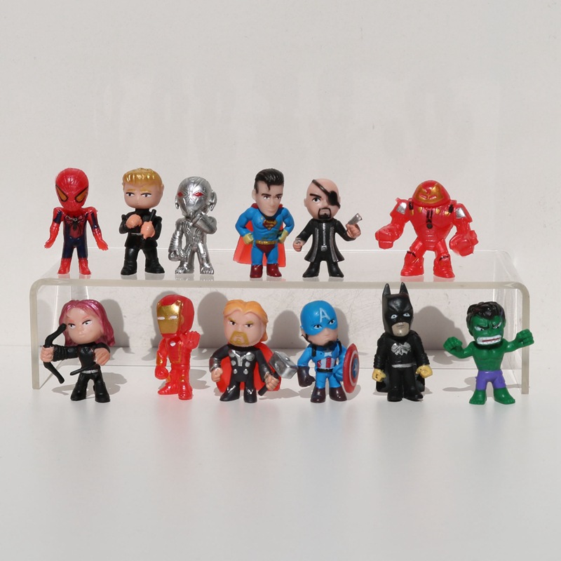 Avengers Mini Action Figure Models 12pcs Collection PVC Display Desktop New 