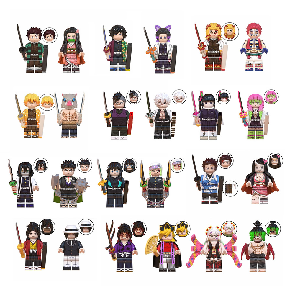 24-Pack WM Blocks Demon Slayer Building Block Mini Figure