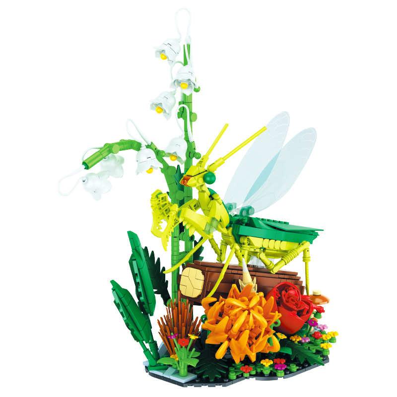 Insect Collection Building Blocks Kit Mantis Display Model 753Pcs Set ...