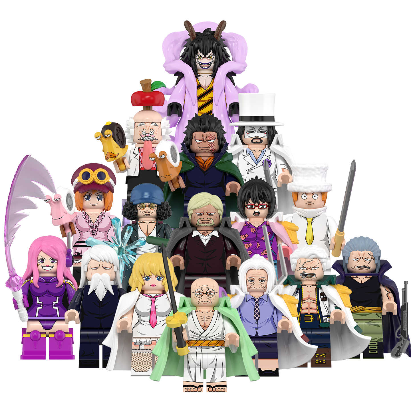 One Piece Anime Building Blocks Mini Figures Tashigi Lucci